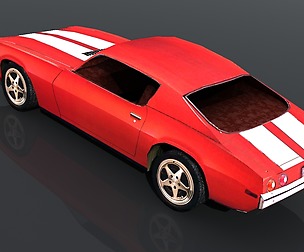 1971 Chevrolet Camaro Low Poly