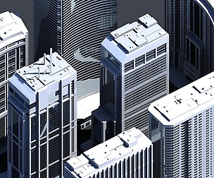 Modern City Skyscraper Kit