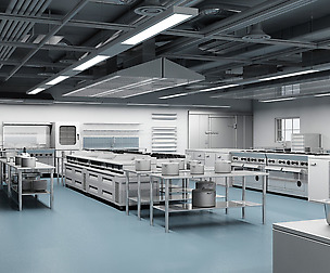 Commercial Kitchen 3D Model