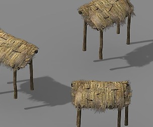 Fairy Mountains - straw bales 01
