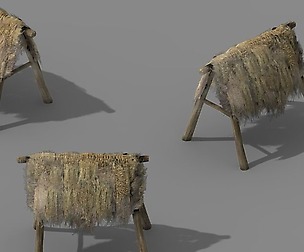 Fairy Mountains - straw door 02