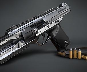 Sci-Fi Hand Gun
