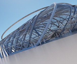 Futuristic Architectural Structure
