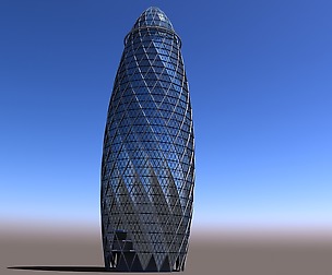 Gherkin Skyscraper Building