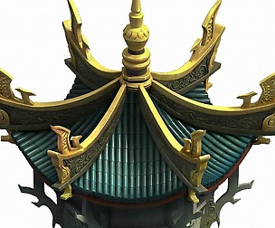 Demon Palace - Decorative Tower 01