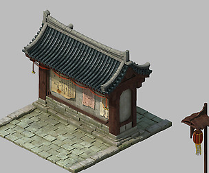 Tang Dynasty - City - Bulletin Board 01
