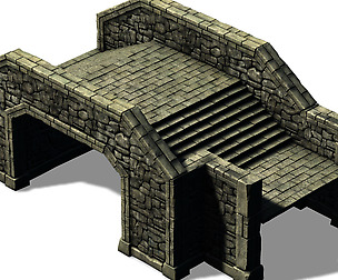 Tang Dynasty Building - Stone Bridge 01