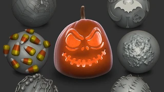 ZBrush - Horror 01 Brushes cover