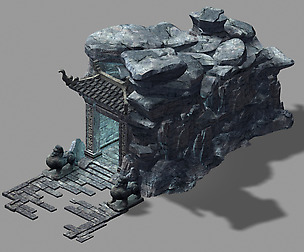 Journey to the West - underground city entrance