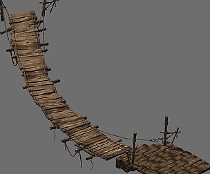 Journey to the West - Mountain Suspension Bridge
