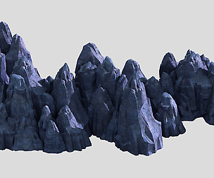 3D map with - Stones 04
