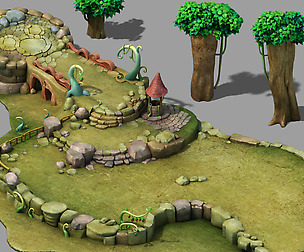 Disney main city - Ground 03