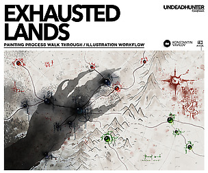 Exhausted Lands - Painting Process walk through