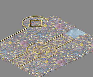 Disney main city - stone floor 03