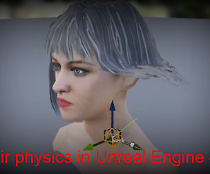 Hair Physics LOD in Unreal Engine 4