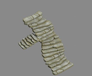 Outskirts - Ling environment - stone staircase