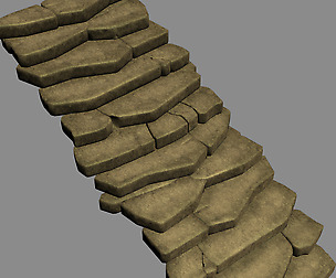 Heyang suburbs - stairs - stone ladder 01