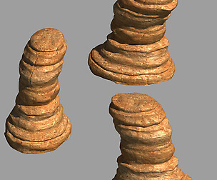 Desert - Mountain - Wind Stone 01
