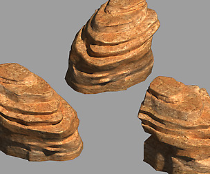 Desert - Mountain - Wind Stone 02