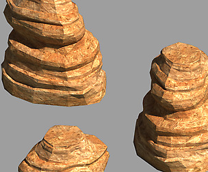 Desert - Mountain - Wind Stone 03