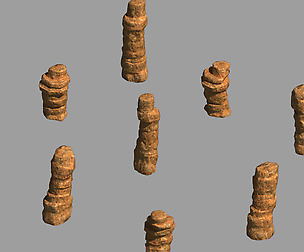Desert - Mountain - Wind Stone 06