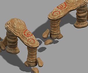 Desert - Mountain - Wind Stone 09