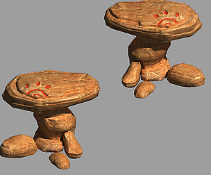 Desert - Mountain - Wind Stone 10