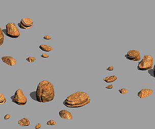 Desert - Mountain - Wind Stone 13