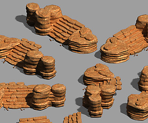 Desert - Mountain - Wind Stone 14