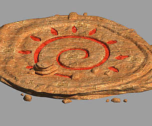 Desert - Mountain - Wind Stone 15