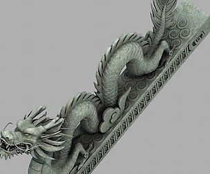 Building Construction - Dragon - Sculpture 03