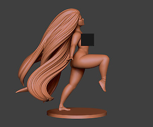 Woman Sculpture Hair 1