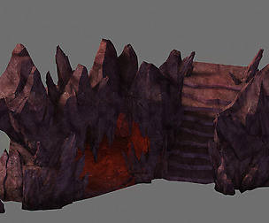 Magic Mountain - Mountain Cliff 01