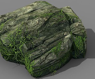 Climbed rattan - stone 01