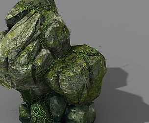 Climbed rattan - stone 02