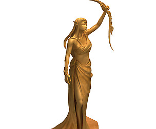 Human Ranger Area - Statue 01