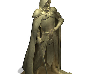 Human Ranger Area - Statue 02