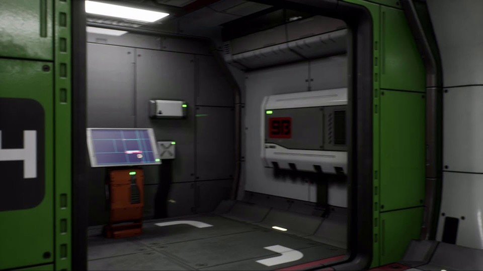 UE4 Modular Sci Fi Corridor B