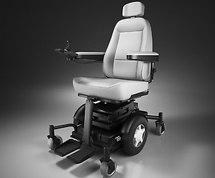 Wheelchair Motorised 3D model