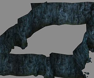 Mountain interior - cave wall 02