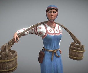 Peasant Villager Woman