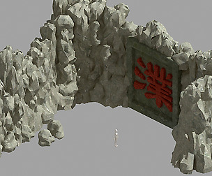 Mountain text - Sculpture 20