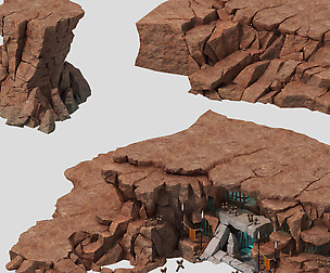 Mountain - Cliff - Entrance 01