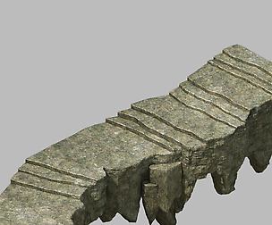 One hundred thousand mountains - stone staircase