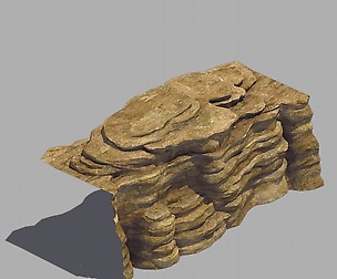 Stone - Large Weathered Stone 02