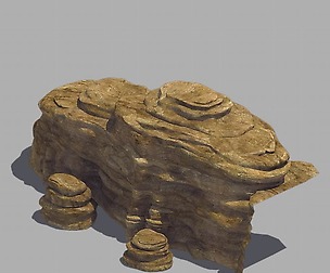 Stone - Large Weathered Stone 04