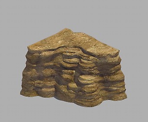 Stone - Large Weathered Stone 06