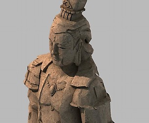 Stone Statue Group - Buddha Image 01