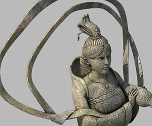 Pool - stone goddess