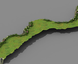 Explore the mountains - hillside - mountain road 3